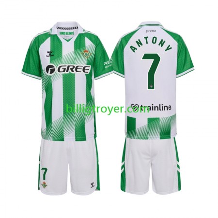 Billige Fotballdrakter Real Betis Anthoy 7 Barn Hjemmedraktsett 2026/27 Kortermet